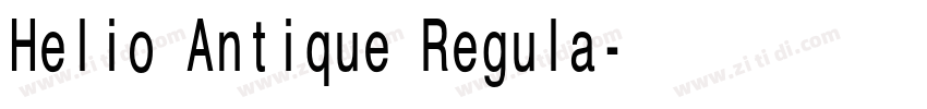 Helio Antique Regula字体转换 Helio Antique Regula字体转换